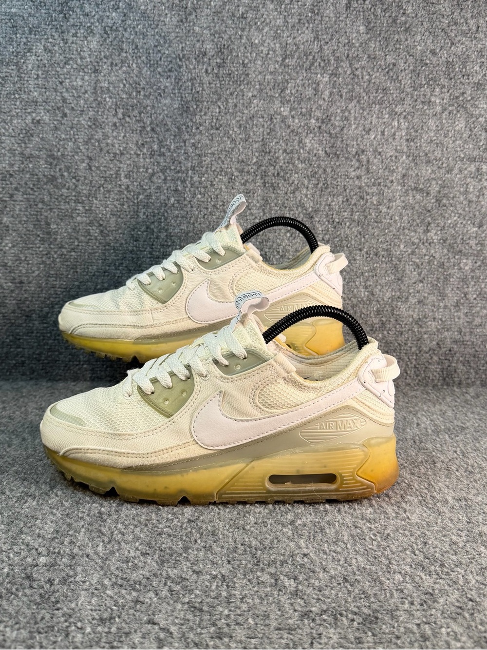 Nike Air Max Terrascape 90 Triple White Sail Womens Sneakers Size 7 DQ3987-101
